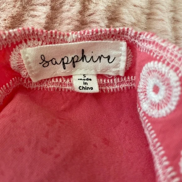 Sapphire Pink Embroidered Top - Picture 5 of 6